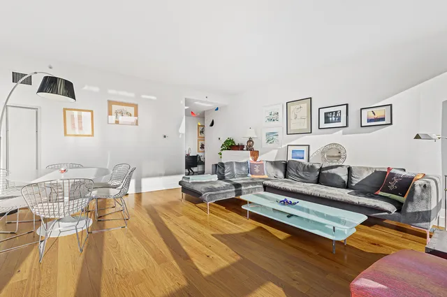 a view of an empty room with a balcony