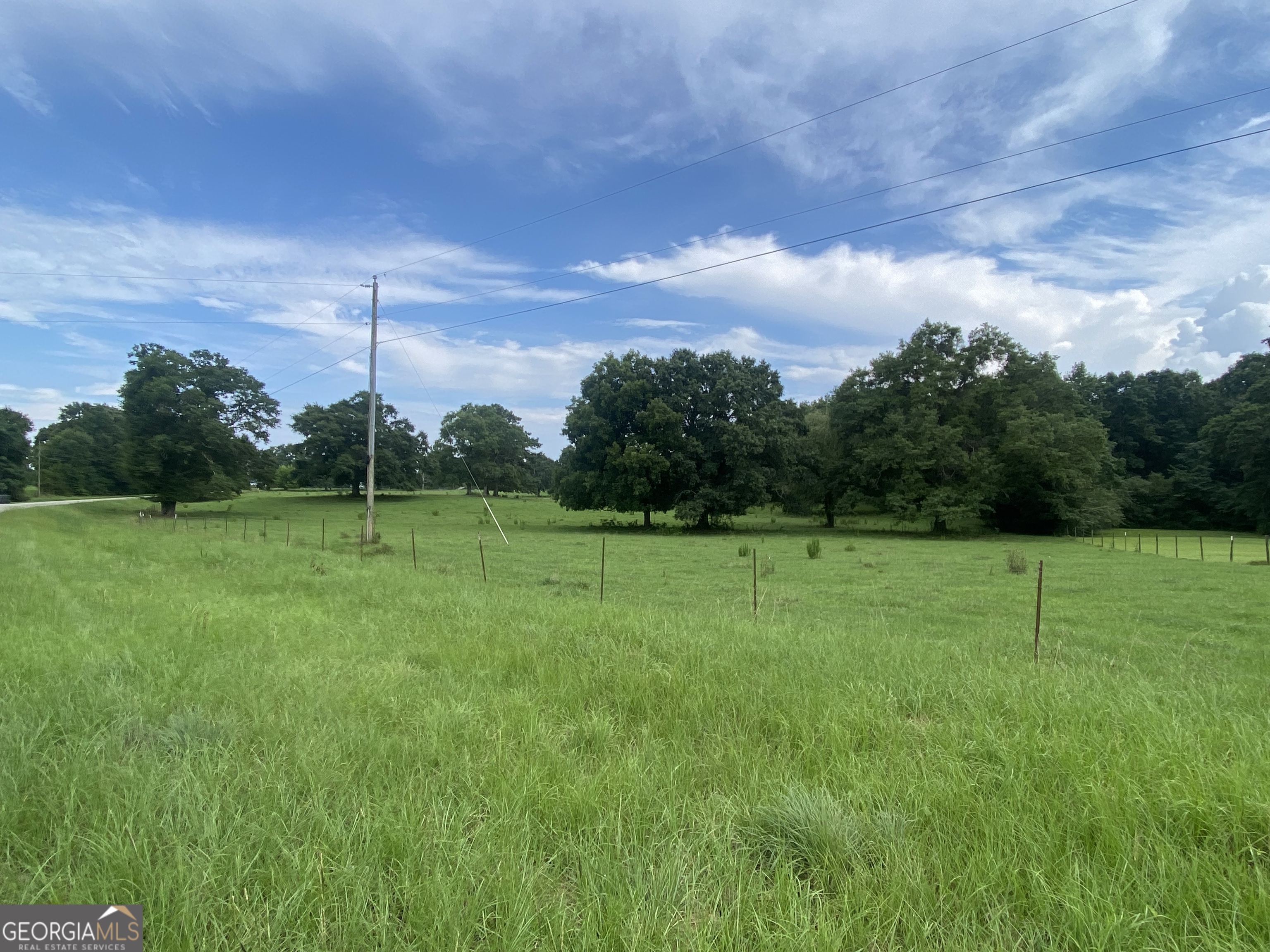 a view of a green field