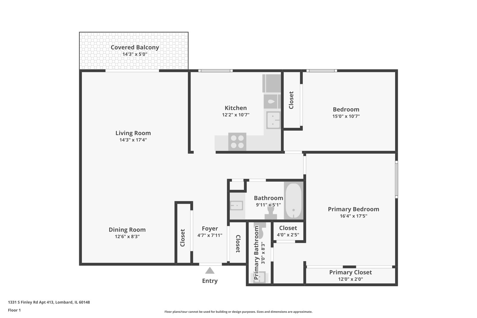 1331 South Finley Road, Unit 413 Lombard, IL 60148 - Photo 18 of 18