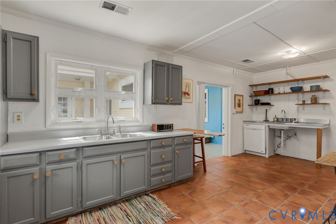 1667 Locust Grove Road Topping, VA 23169 - Photo 34 of 45 Kitchen in guest house. Access to pool.