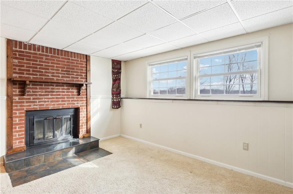306 Ritter Road South Sewickley, PA 15143 - Photo 33 of 44 Lower Level Fireplace