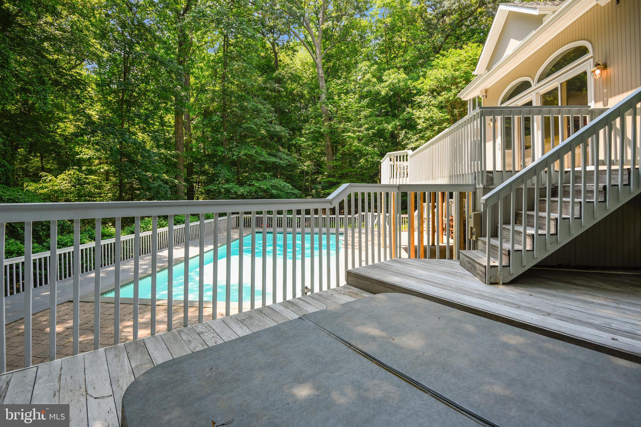 1623 Wyatts Ridge Road Crownsville, MD 21032 - Photo 40 of 45 BACK OF HOME SHOWING HOT TUB