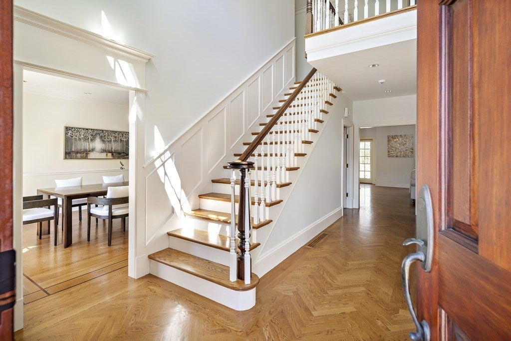 17 Kesseler Way Newton, MA 02467 - Photo 3 of 33 a view of entryway and hall with wooden floor