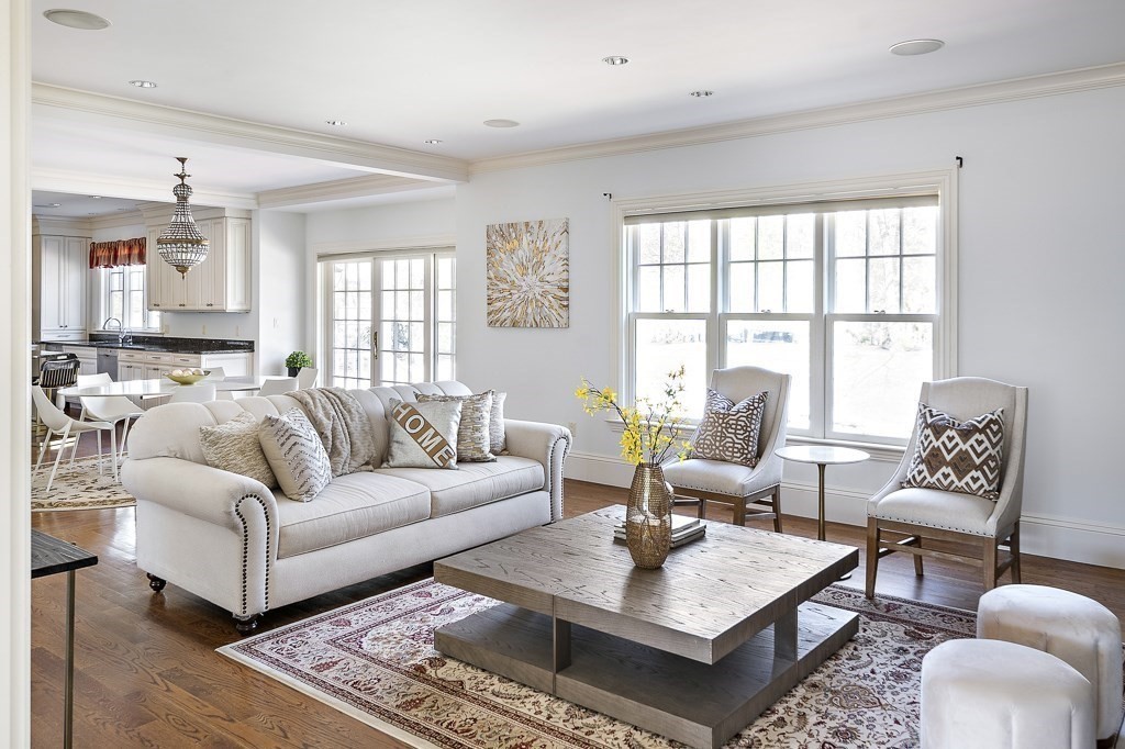 17 Kesseler Way Newton, MA 02467 - Photo 7 of 33 a living room with furniture and a large window