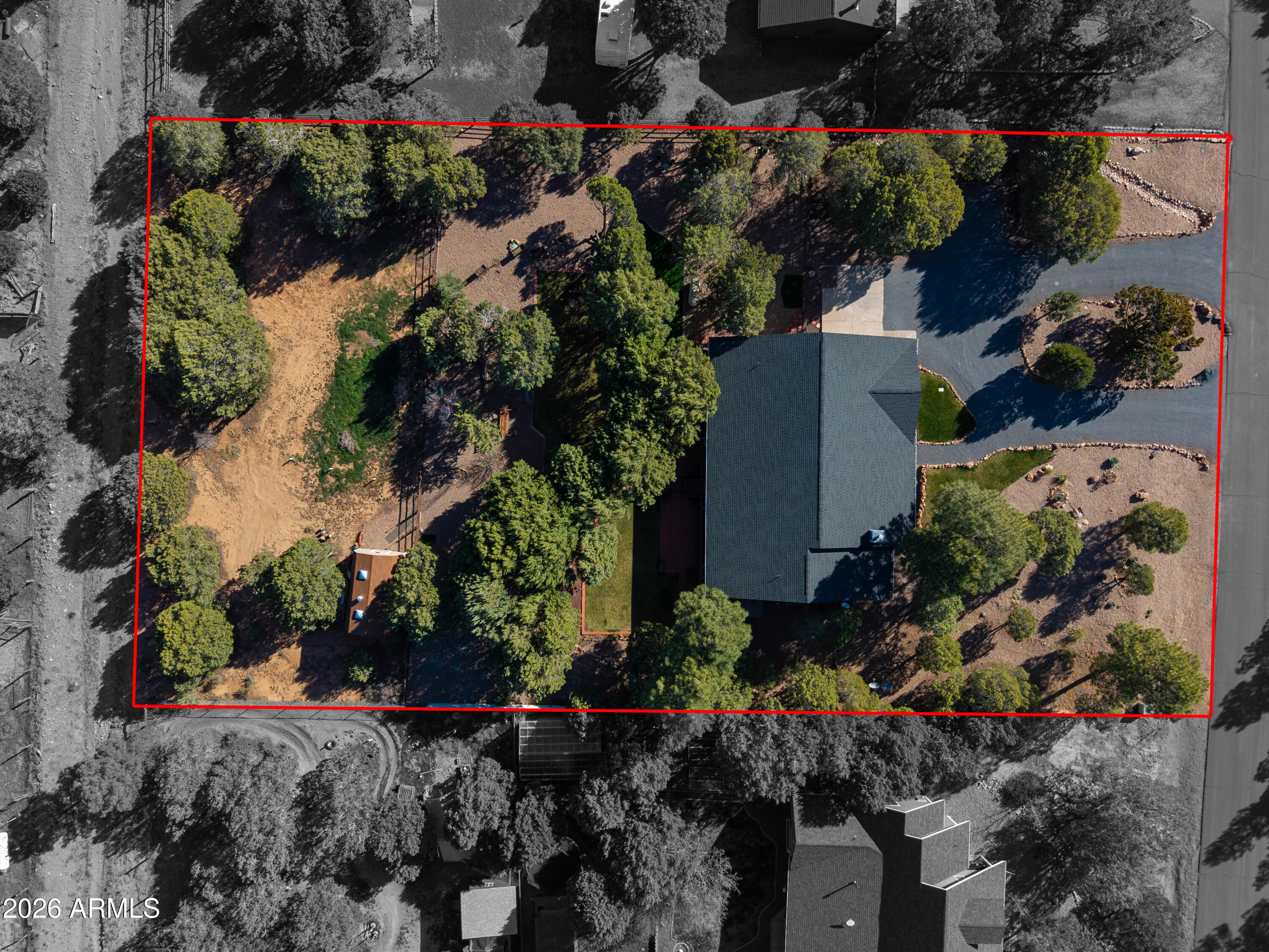 925 Wild Horse Road Show Low, AZ 85901 - Photo 35 of 40 a view of a garden with plants and flowers