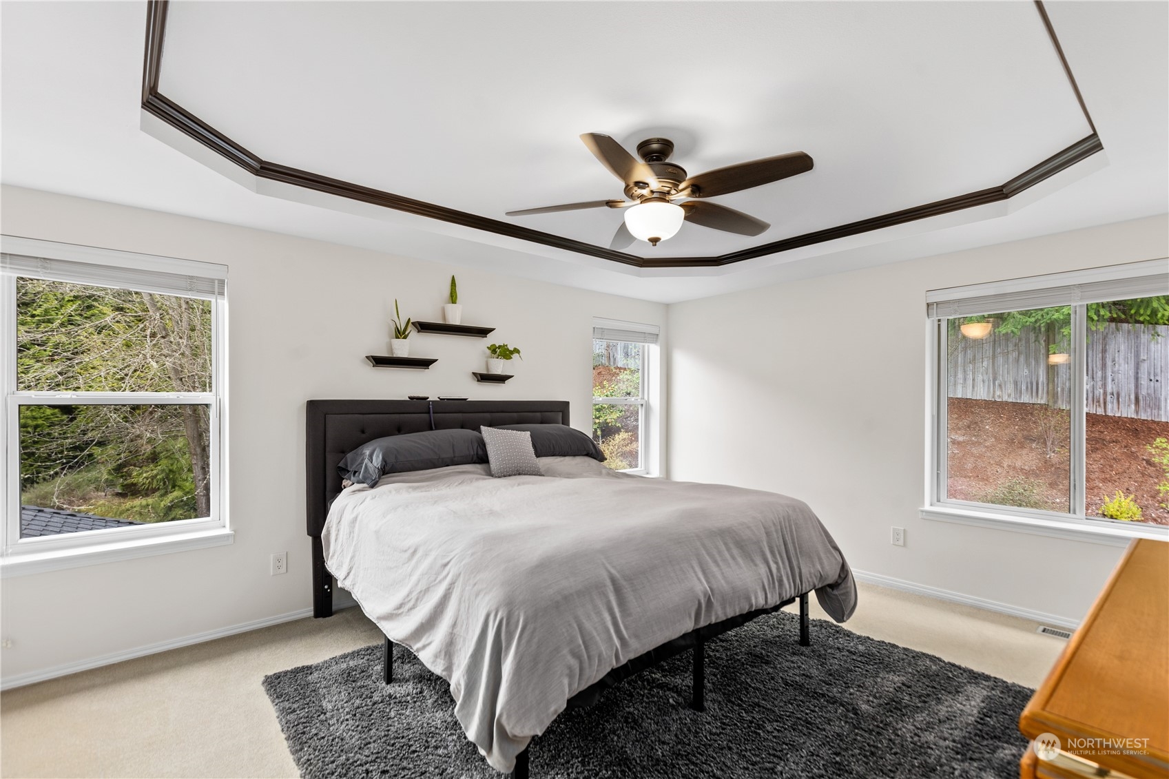 5316 152nd Place Southeast Everett, WA 98208 - Photo 27 of 37 a bedroom with a large bed and a window