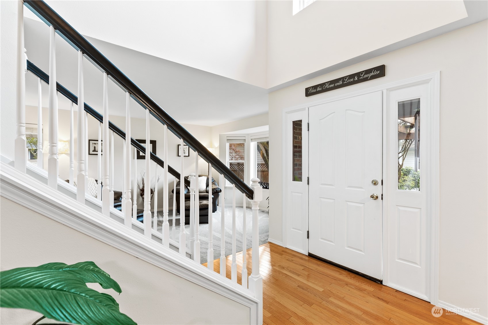 5316 152nd Place Southeast Everett, WA 98208 - Photo 3 of 37 a view of an entryway with wooden floor