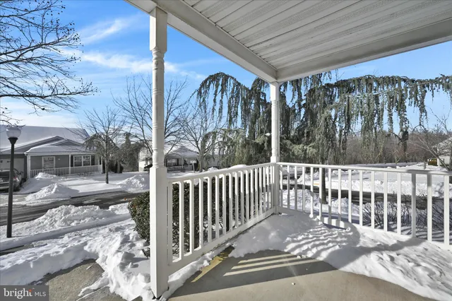 a view of a porch with a yard
