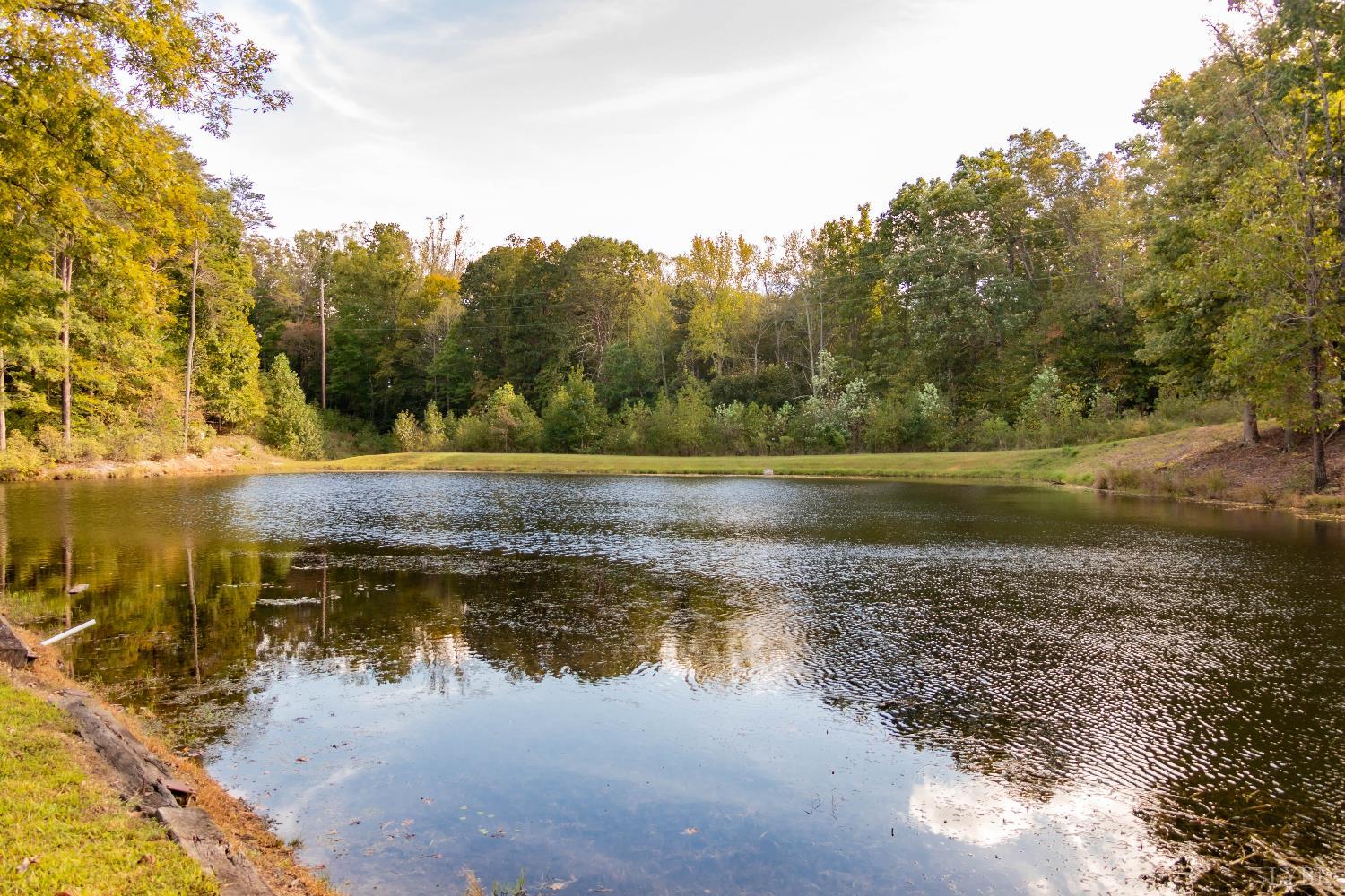 224 Walnut Road Danville, VA 24541 - Photo 50 of 54 a view of a lake with houses in the back