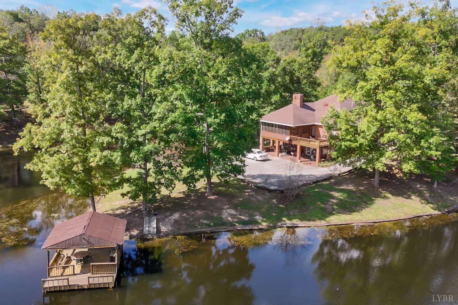 224 Walnut Road Danville, VA 24541 - Photo 53 of 54 an aerial view of house with yard swimming pool and outdoor seating