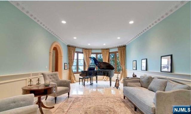 35 Timberline Drive Alpine, NJ 07620 - Photo 13 of 37 a living room with furniture and wooden floor