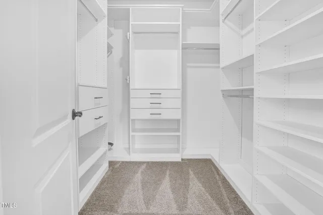 a view of walk in closet