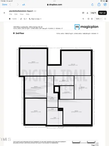 $493,500 | 1505 Willow Lndg Way, Willow Spring, NC 27592