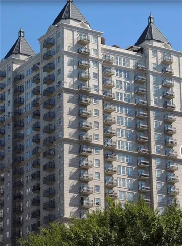 a front view of a building