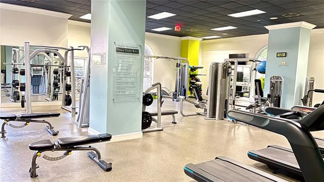 a view of a city with tall buildings