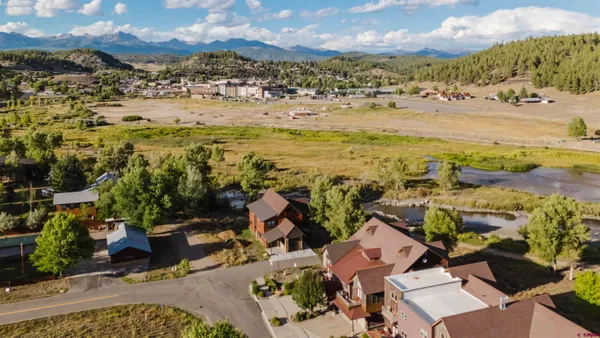 a view of a city with ocean