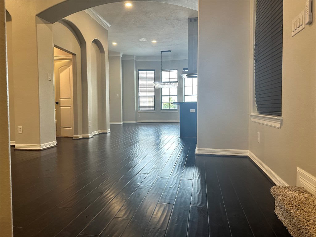 4118 Bonner View Lane Houston, TX 77007 - Photo 14 of 39 wooden floor in an empty room with a window