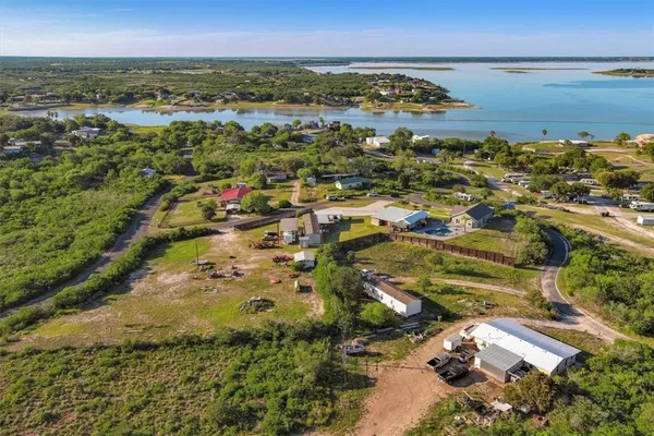a view of city and ocean