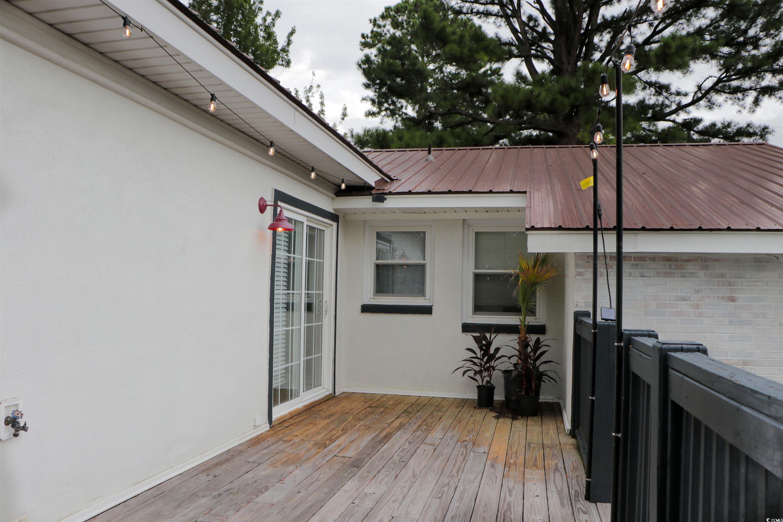 1014 Bay Drive Surfside Beach, SC 29575 - Photo 21 of 27 View of wooden deck