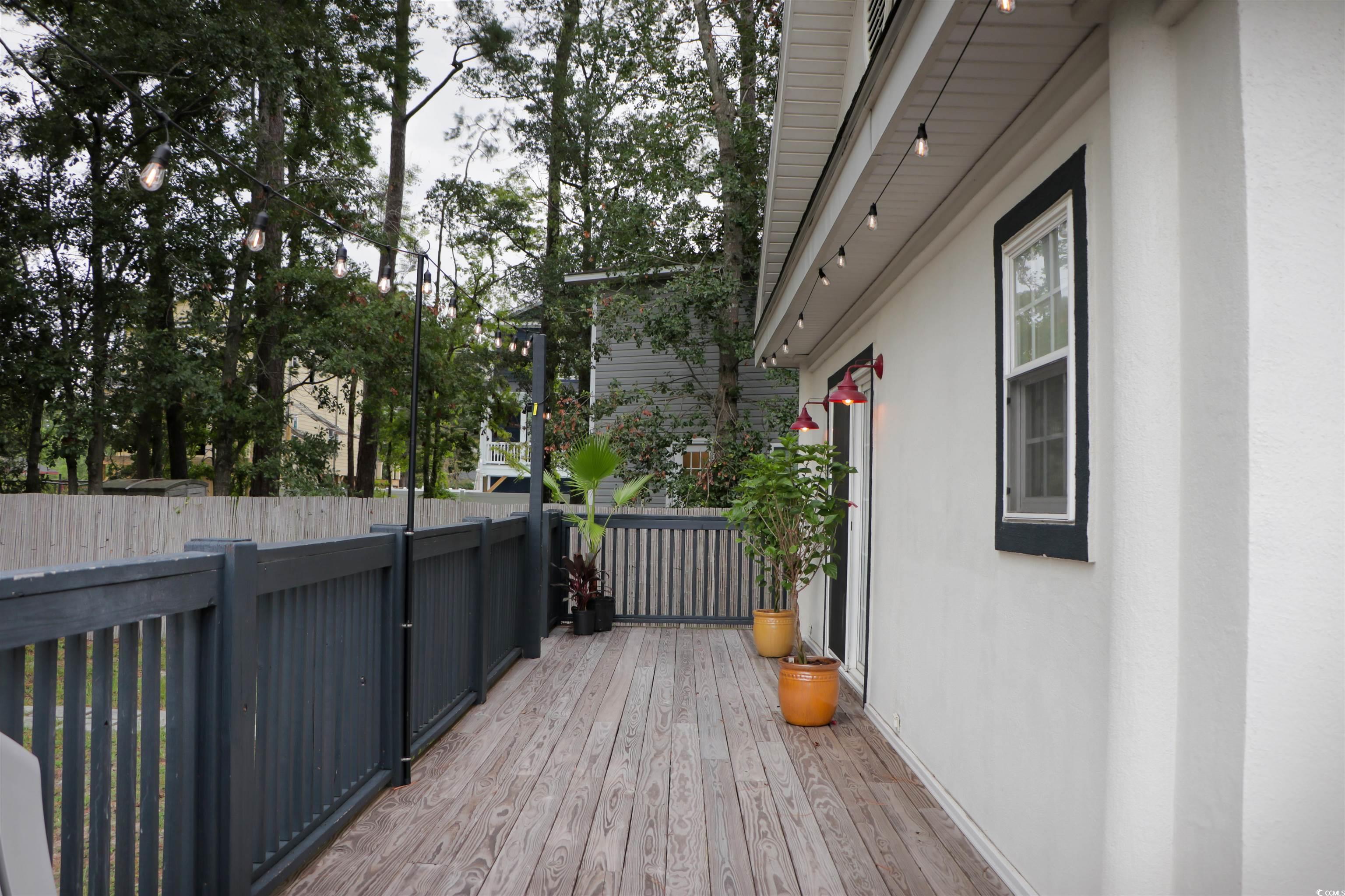 1014 Bay Drive Surfside Beach, SC 29575 - Photo 22 of 27 View of wooden deck