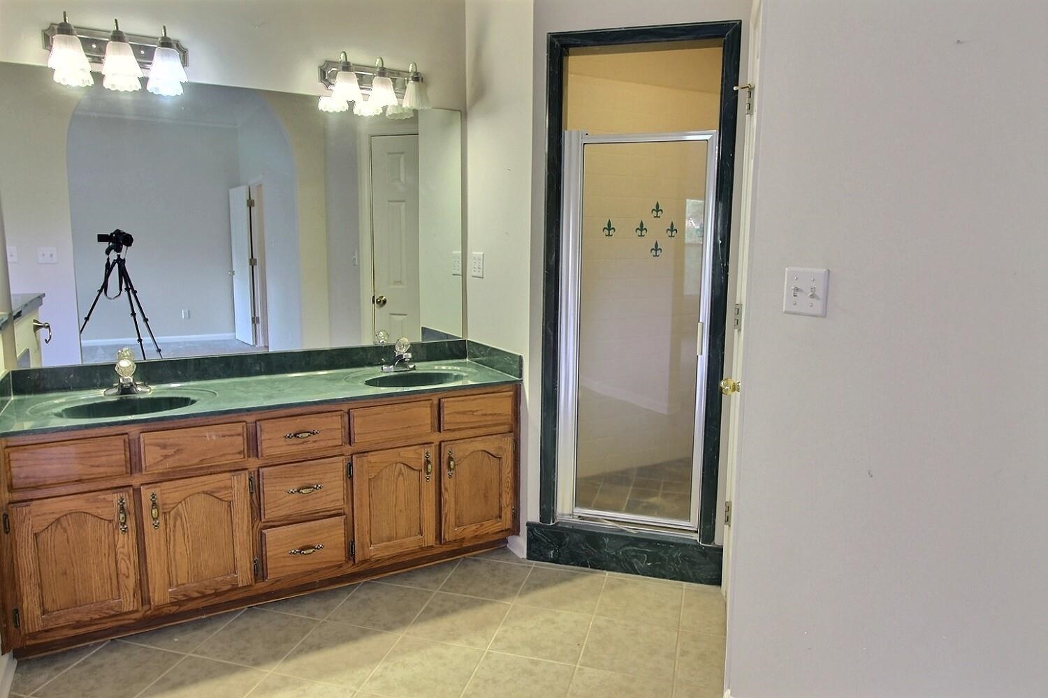 275 Home Place Collierville, TN 38017 - Photo 14 of 23 a spacious bathroom with a shower and a sink