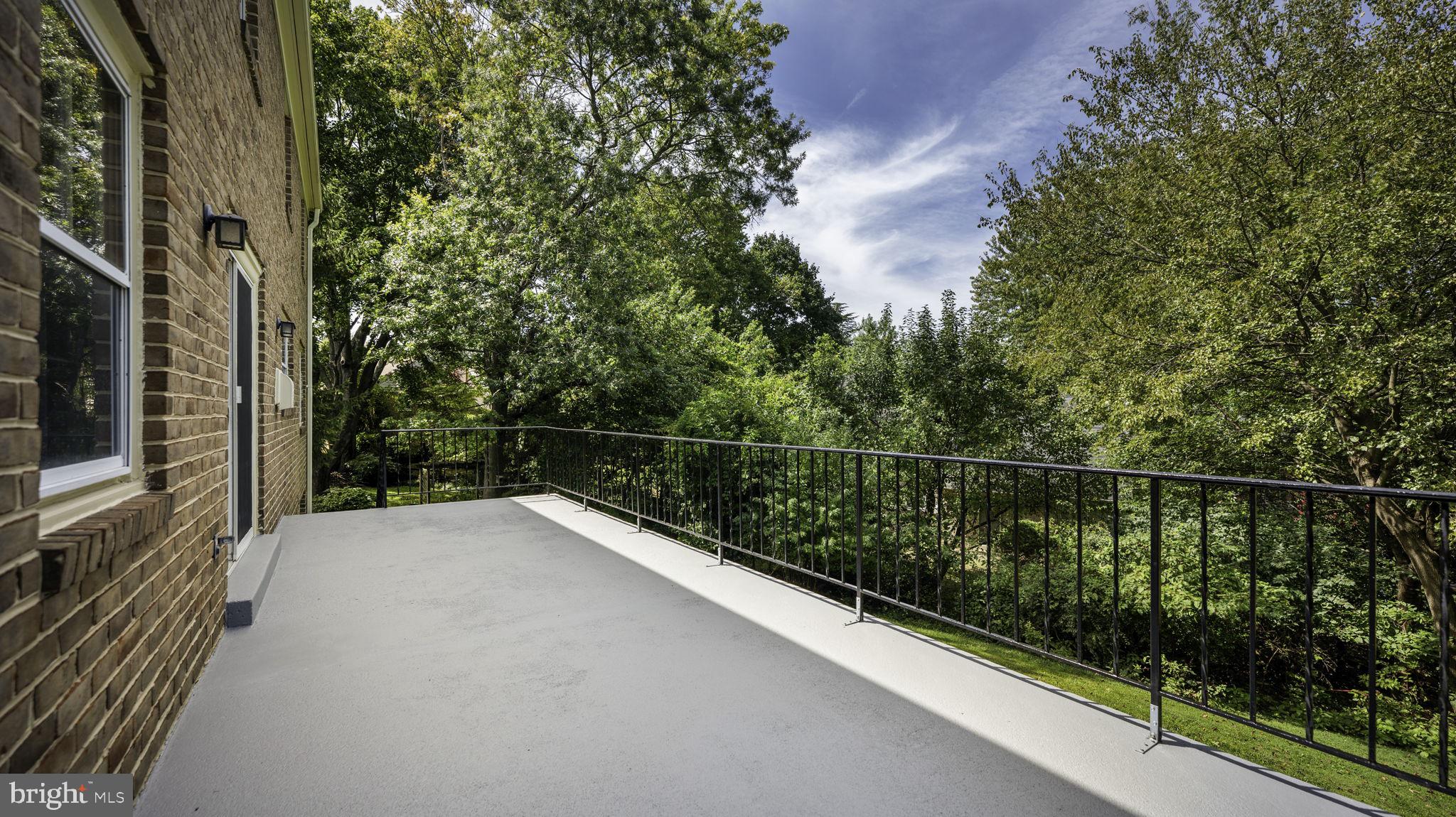 9705 Eclipse Place Montgomery Village, MD 20886 - Photo 25 of 54 a view of balcony with small yard