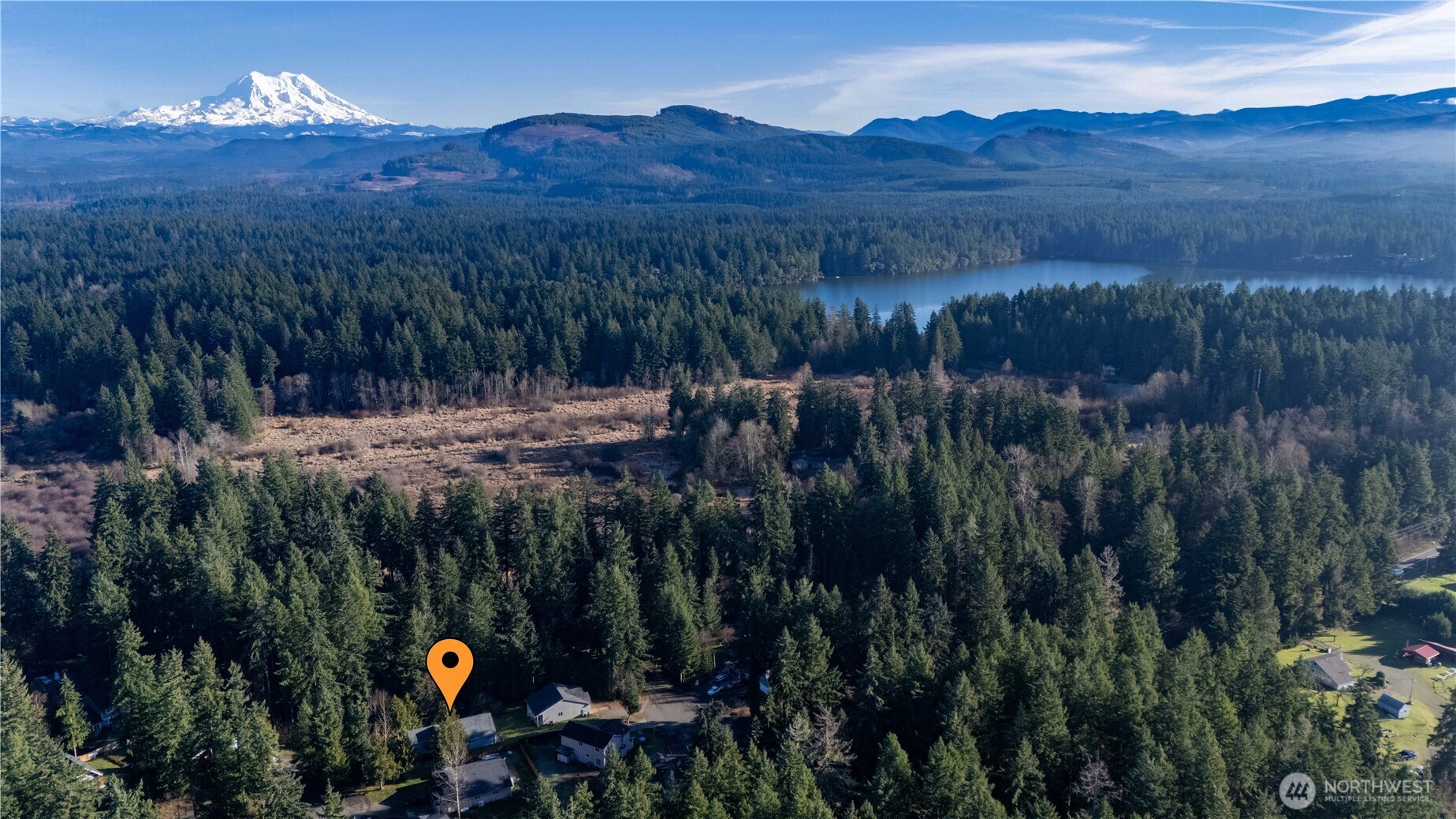 17643 Loop Lane Southeast Yelm, WA 98597 - Photo 31 of 33 a view of a outdoor space and mountains