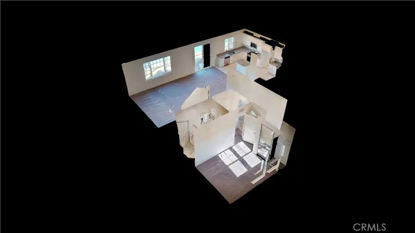 a view of a fireplace in a room