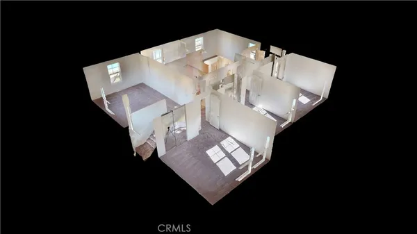 a view of hallway with window