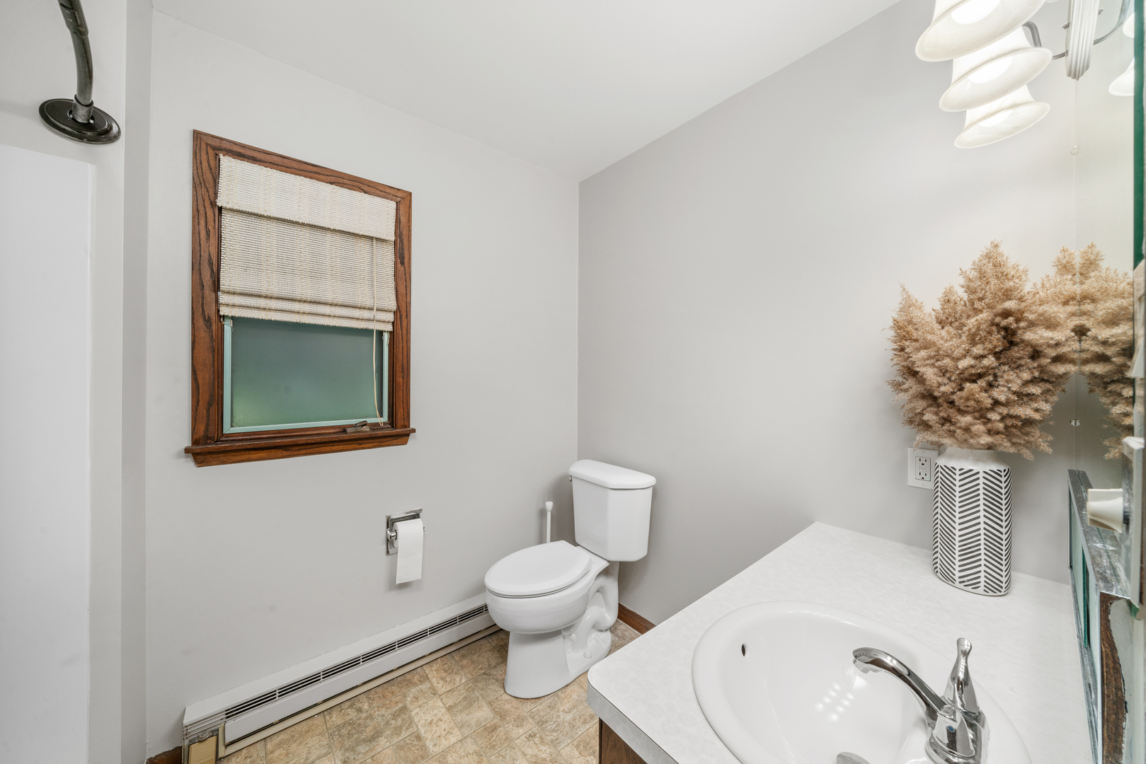 1102 Vale Street Sandwich, IL 60548 - Photo 21 of 44 a bathroom with a toilet sink and mirror