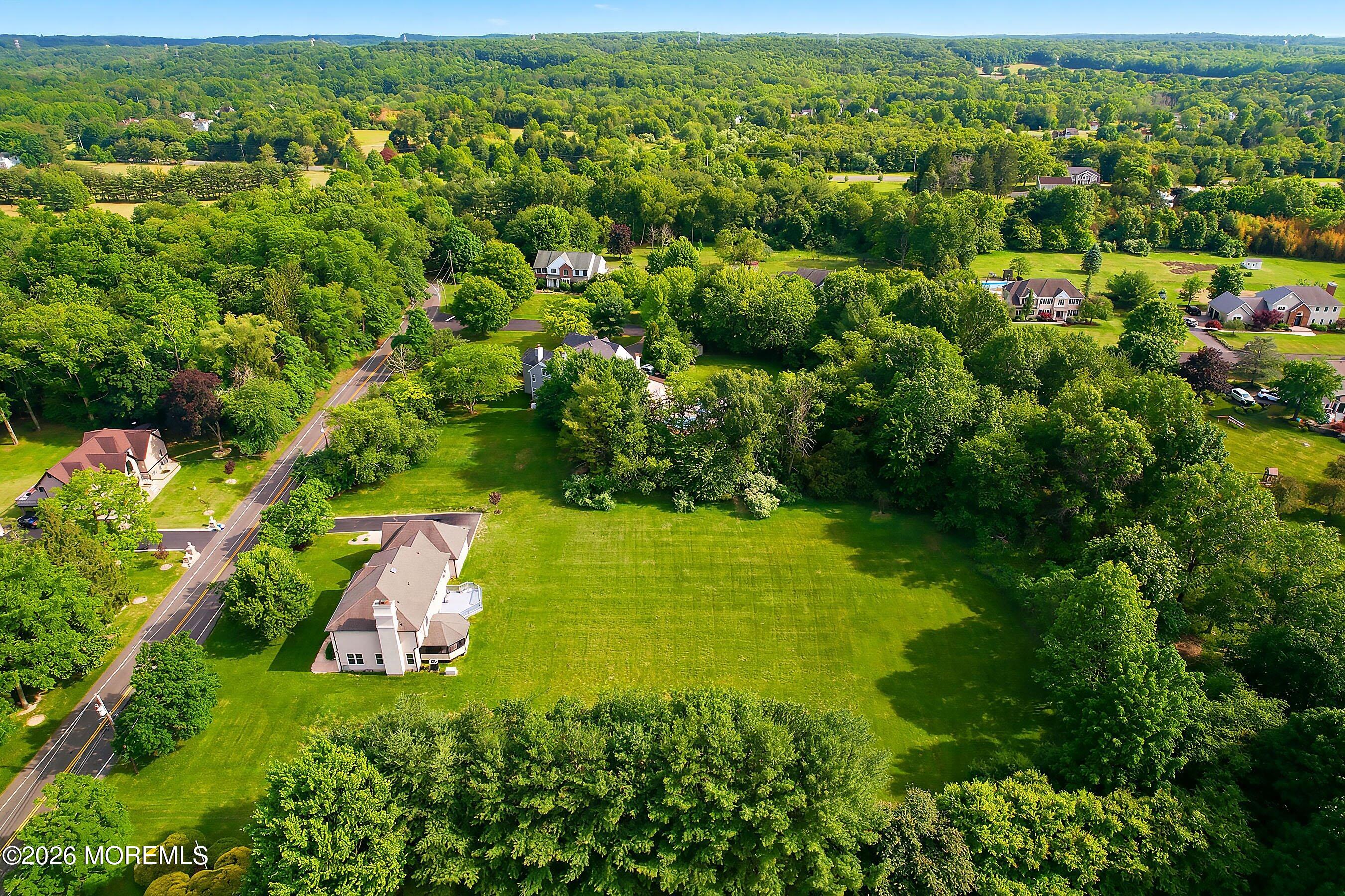 304 Disbrow Hill Road Millstone Township, NJ 08535 - Photo 46 of 54 56-Side Aerial 2