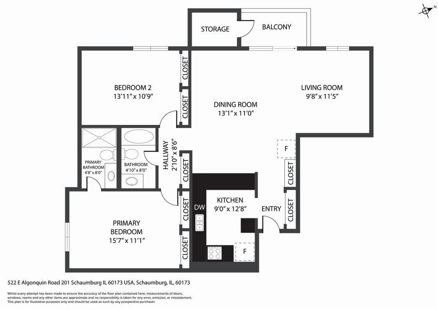 522 East Algonquin Road, Unit 201 Schaumburg, IL 60173 - Photo 27 of 27
