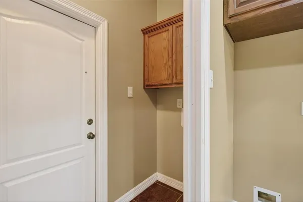 a view of front door