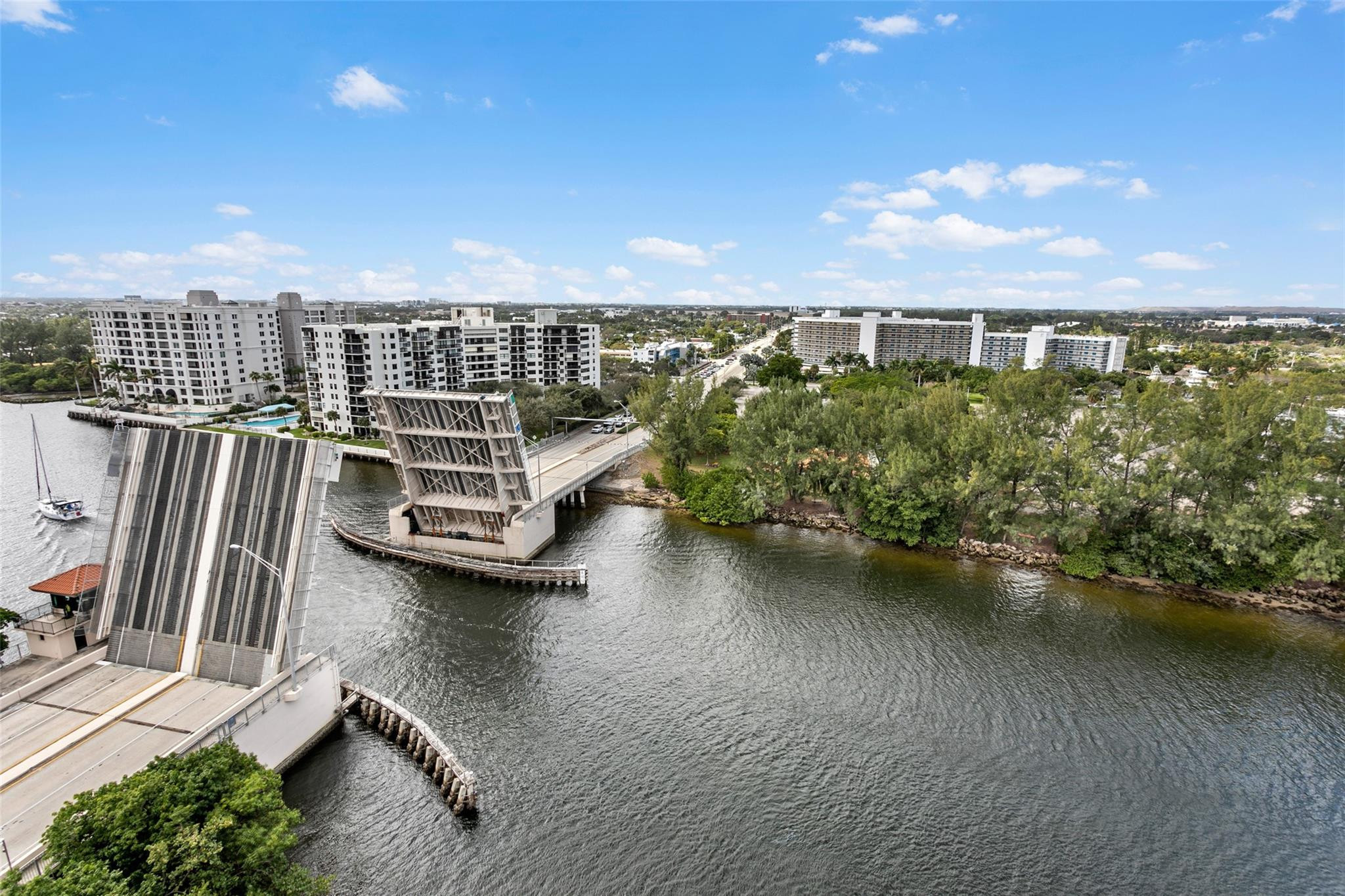 1401 North Riverside Drive, Unit PH 1502 Pompano Beach, FL 33062 - Photo 23 of 32 an aerial view of a house