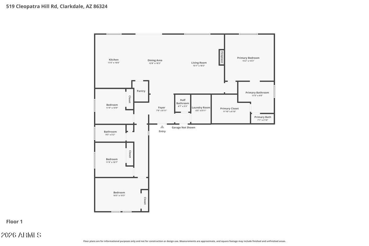 519 Cleopatra Hill Road Clarkdale, AZ 86324 - Photo 40 of 42 01-Floor-1