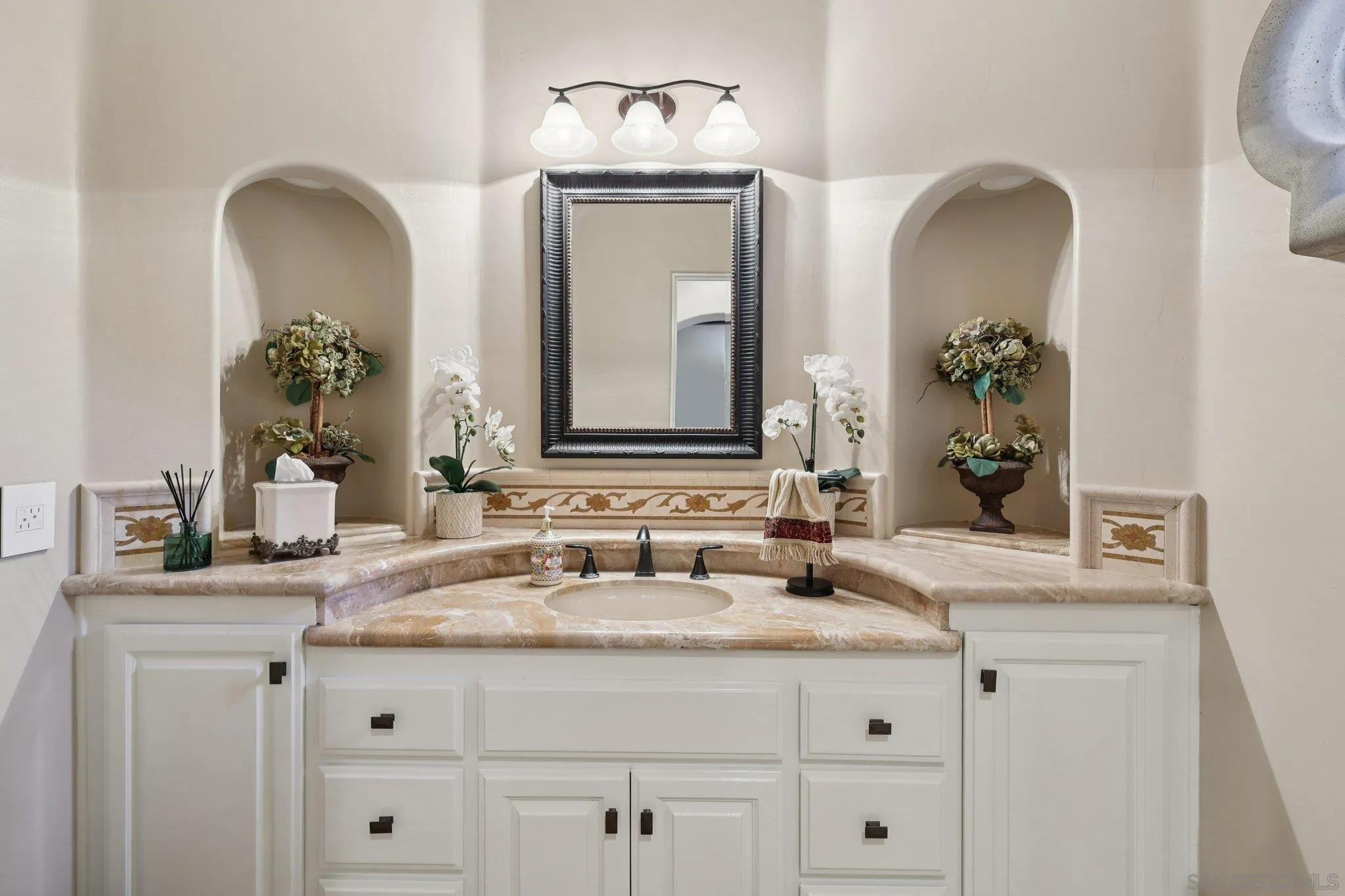 13371 Summit Circle Poway, CA 92064 - Photo 31 of 75 a bathroom with sink and mirror