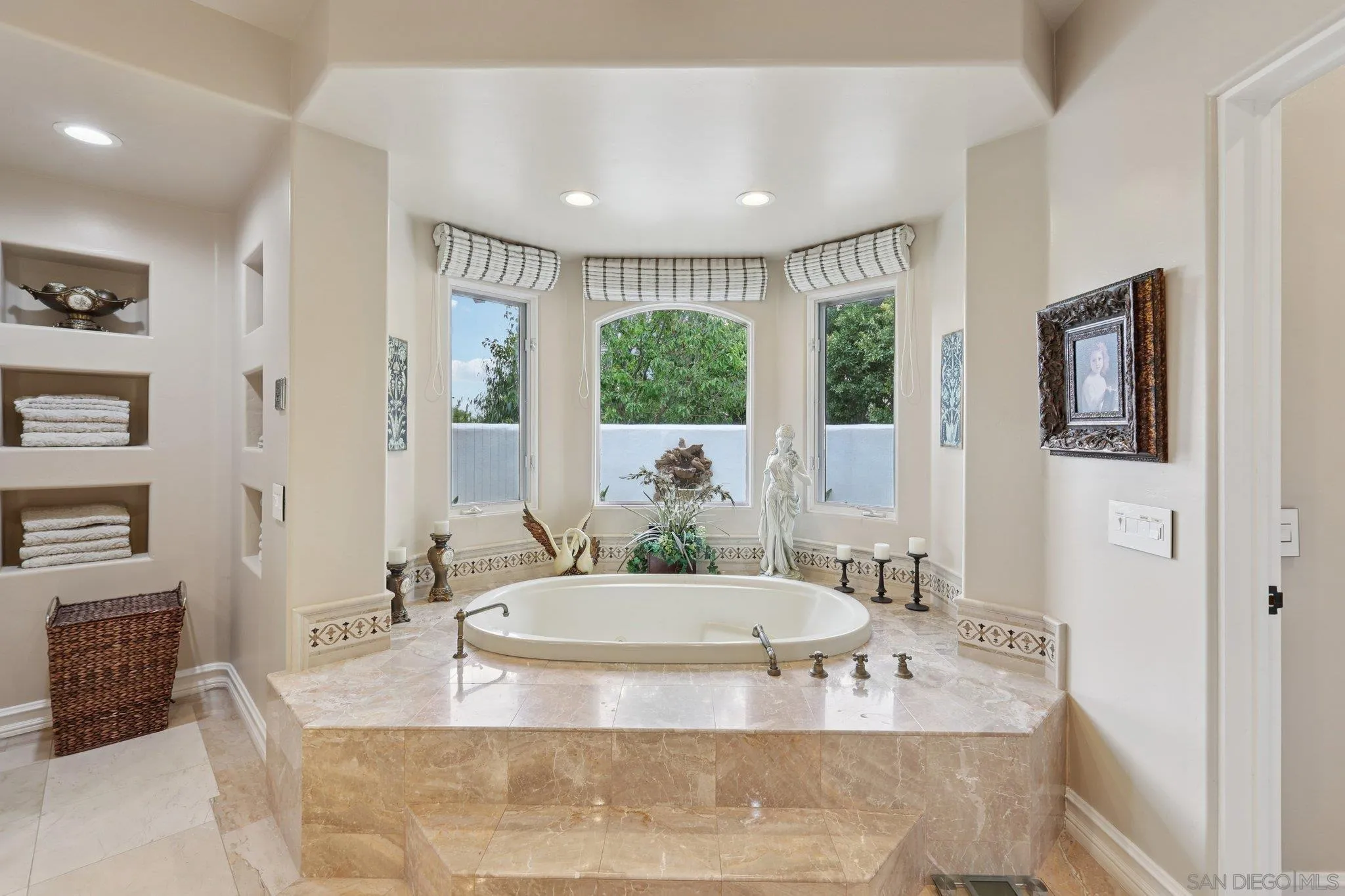 13371 Summit Circle Poway, CA 92064 - Photo 45 of 75 a living room with fireplace furniture and a large window