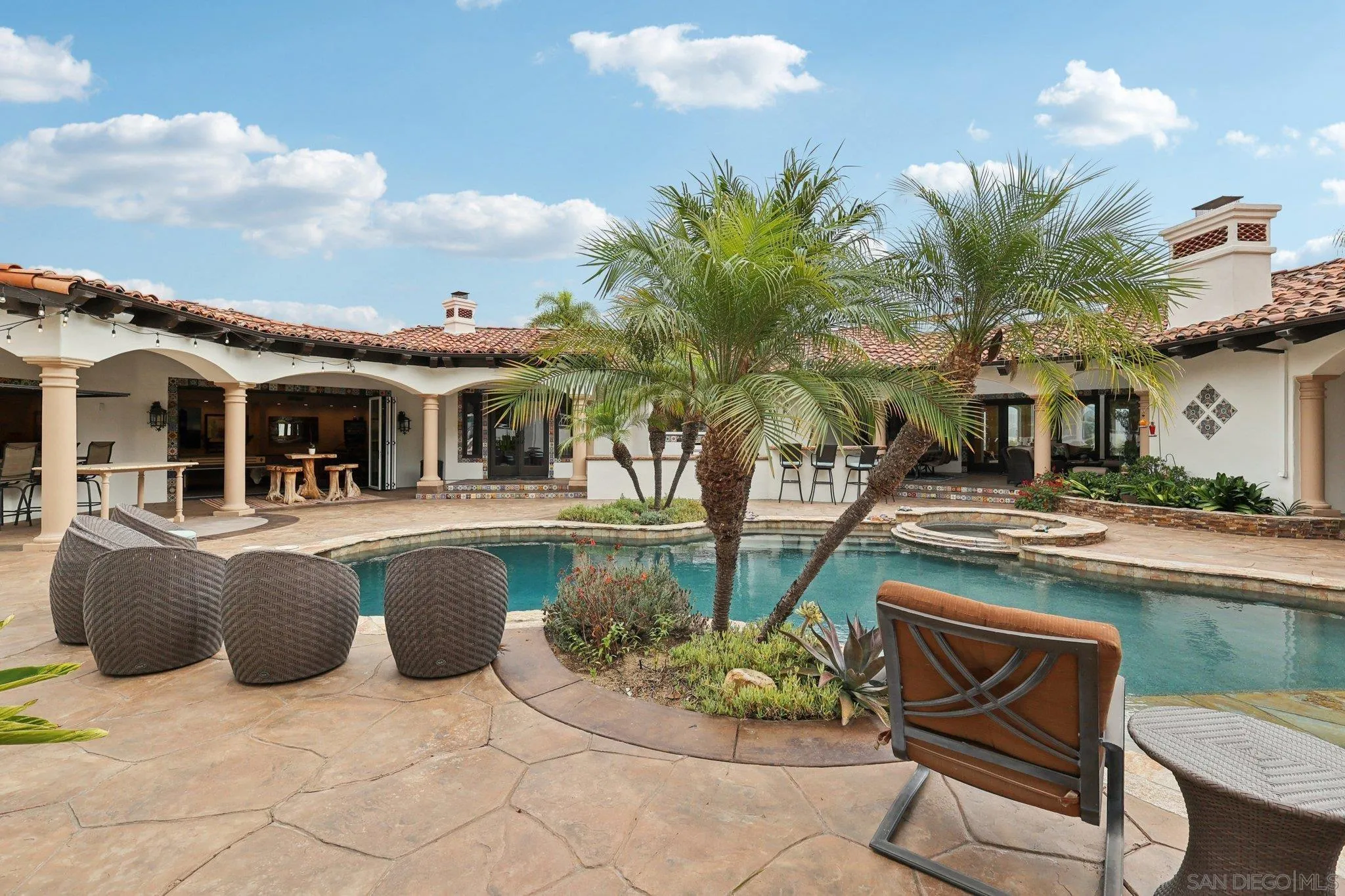 13371 Summit Circle Poway, CA 92064 - Photo 51 of 75 a view of a house with backyard and sitting area