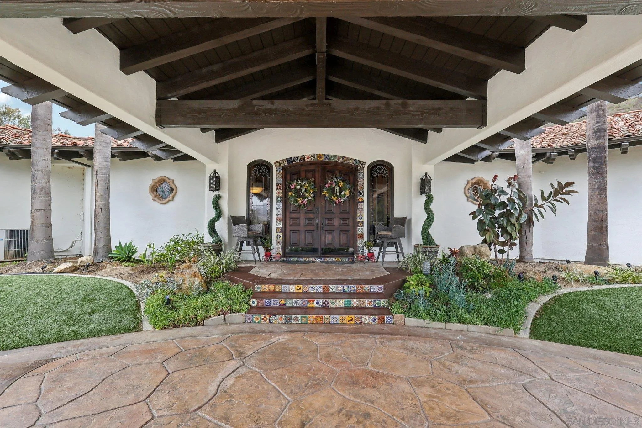 13371 Summit Circle Poway, CA 92064 - Photo 8 of 75 a front view of a house with garden