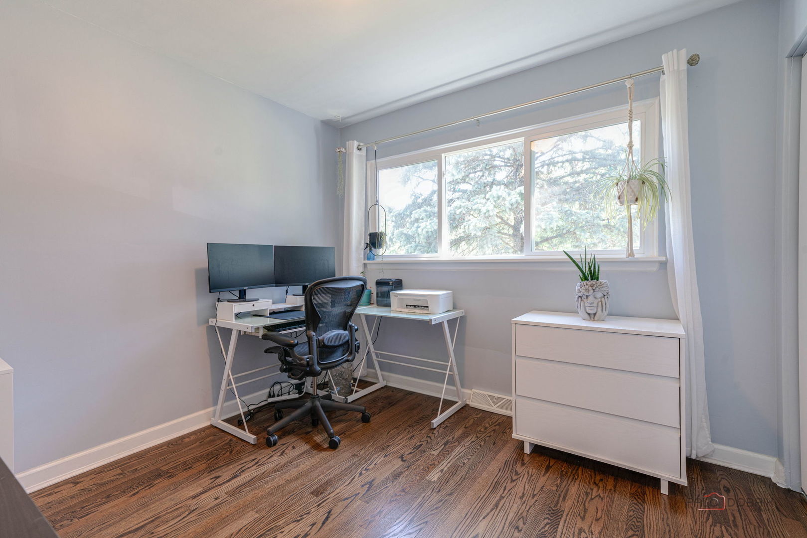 489 1st Street Antioch, IL 60002 - Photo 16 of 33 a view of a workspace with furniture and a window