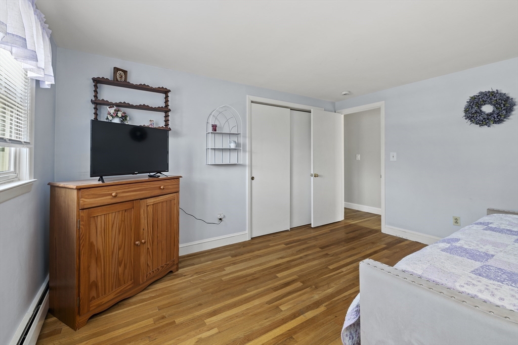 21 Reading Terrace Reading, MA 01867 - Photo 23 of 42 a bedroom with a bed and flat tv screen on the dresser