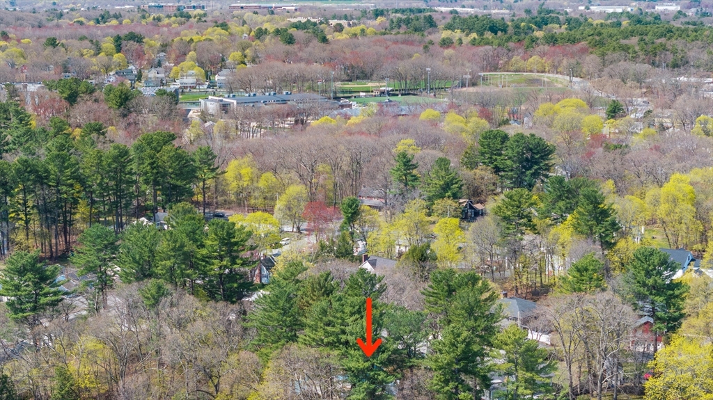 21 Reading Terrace Reading, MA 01867 - Photo 40 of 42 an aerial view of residential houses with outdoor space and trees