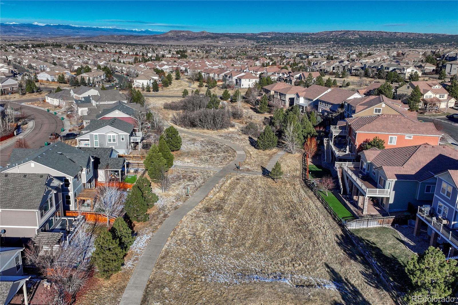 3359 Starry Night Loop Castle Rock, CO 80109 - Photo 6 of 47 an aerial view of a house
