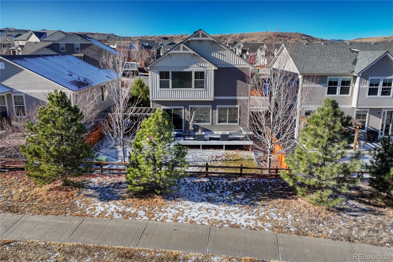 3359 Starry Night Loop Castle Rock, CO 80109 - Photo 9 of 15 front view of a house with a yard