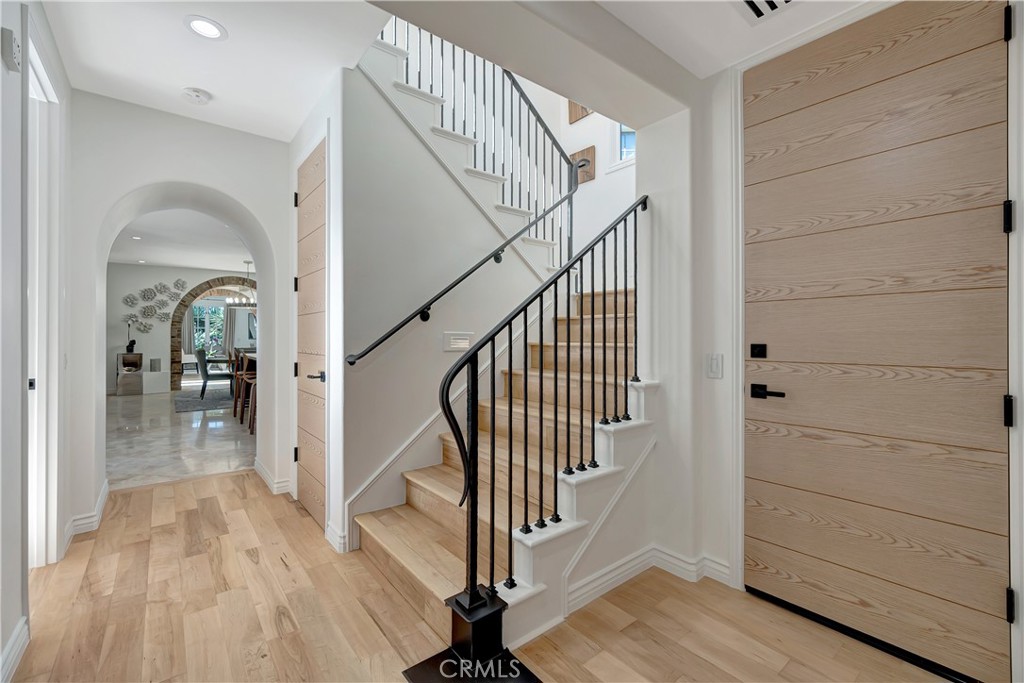 16 Eucalyptus Newport Coast, CA 92657 - Photo 24 of 38 a view of entryway and hall with wooden floor