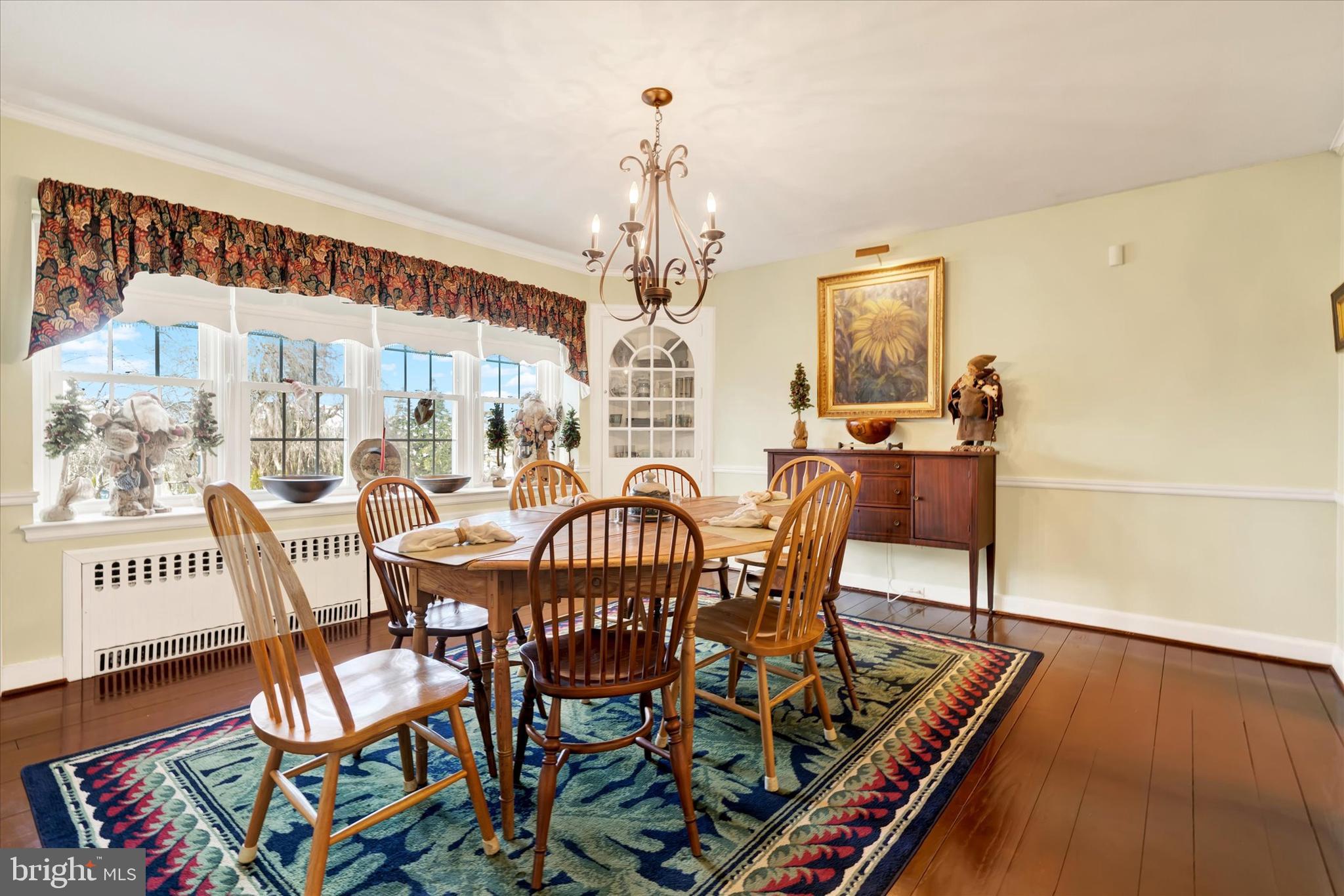 1711 Alsace Road Reading, PA 19604 - Photo 11 of 45 a view of a dining room with furniture window and wooden floor