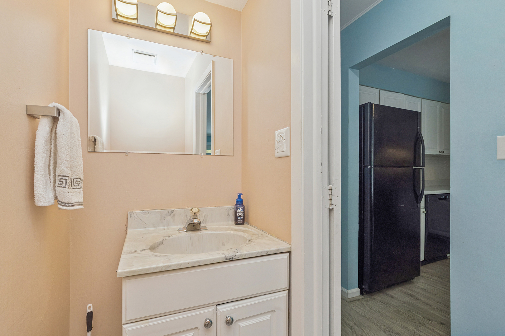 7682 South 88 Court Justice, IL 60458 - Photo 6 of 21 a bathroom with a sink and a mirror