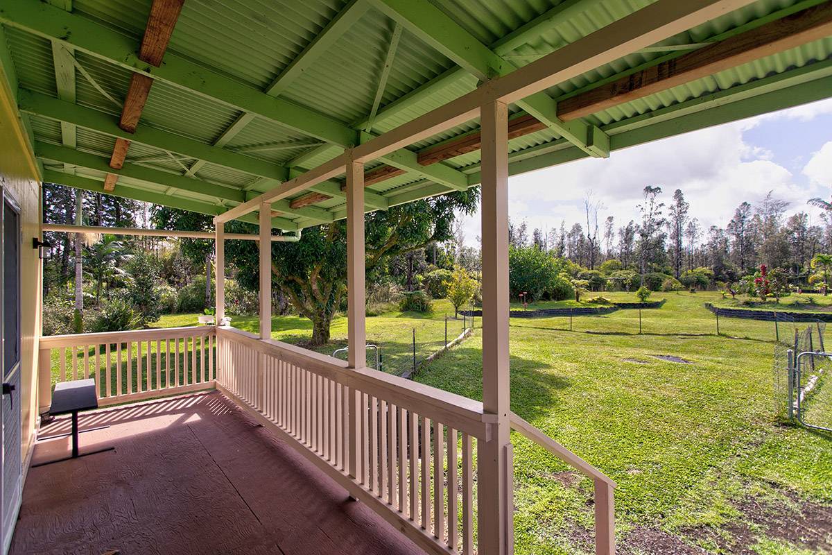 16-2041 Opeapea Road Pahoa, HI 96778 - Photo 14 of 26 a view of a porch with a yard