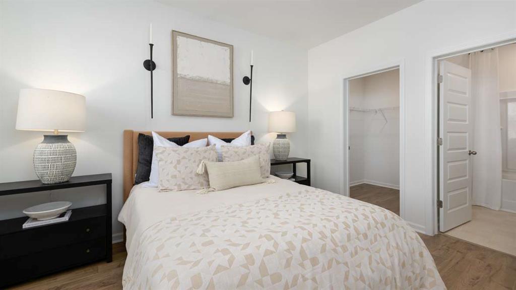 691 Alburgh Alley Mableton, GA 30126 - Photo 6 of 37 a bedroom with a bed and a night stand