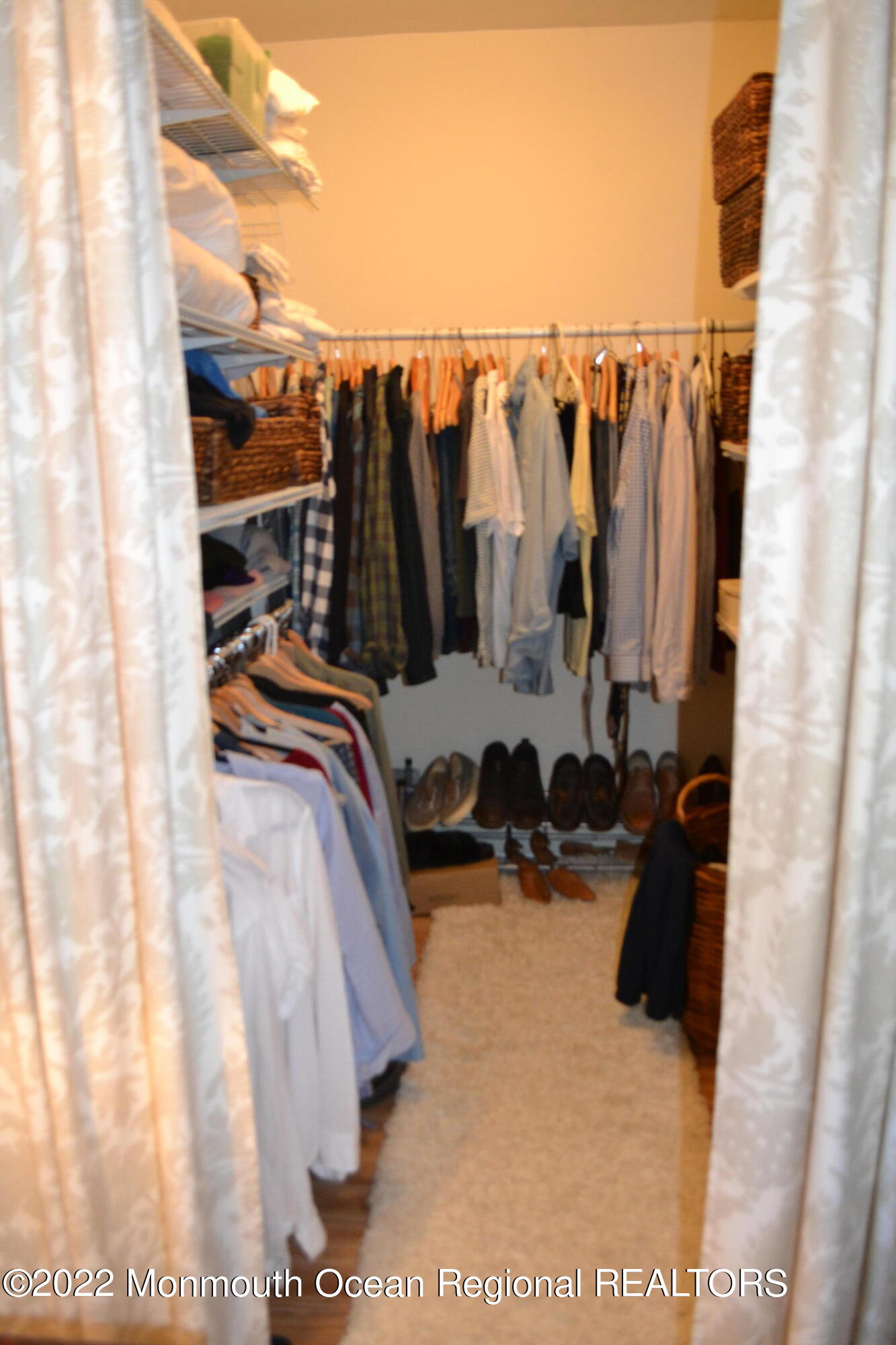 1236 Maplewood Road Belmar, NJ 07719 - Photo 25 of 38 a view of walk in closet with clothes and shoes